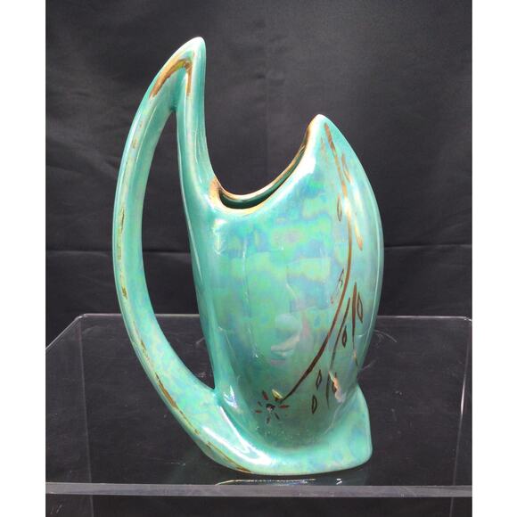 Unknown Other - Roseville Wincraft Style Art Pottery Ewer with handle